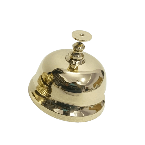 BRASS PLAIN TABLE BELL (POLISH)
